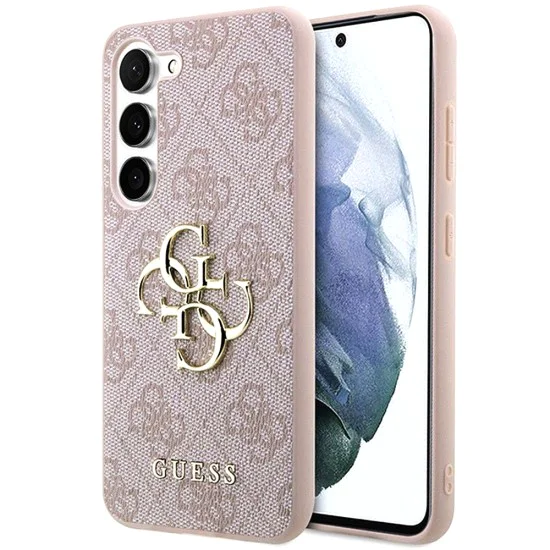 Калъф за Samsung Galaxy A55 5G - Guess - Hardcase 4G Big Metal Logo (GUHCSA554GMGPI) - Розов