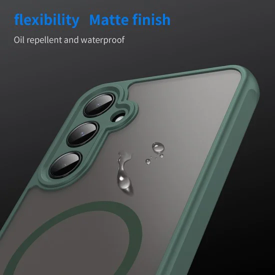 Калъф за Samsung Galaxy A55 5G - HaloFrost II MagSafe - Зелен