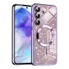Калъф за Samsung Galaxy A55 5G - Луксозен Glitter MagSafe - Светло лилав