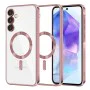 Калъф за Samsung Galaxy A55 5G - Luxury Crystal MagSafe - Розов