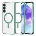 Калъф за Samsung Galaxy A55 5G - Luxury Crystal MagSafe - Светло зелен