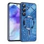 Калъф за Samsung Galaxy A55 5G - Luxury Glitter MagSafe - Deep Blue