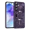 Калъф за Samsung Galaxy A55 5G - Luxury Glitter MagSafe - Deep Purple