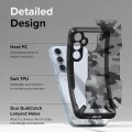 Калъф за Samsung Galaxy A55 5G - Ringke - Fusion X Design - Камуфлаж - Черен