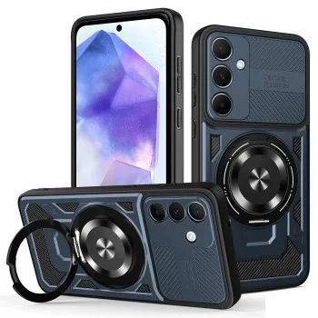 Калъф за Samsung Galaxy A55 5G - RuggedCam - Син