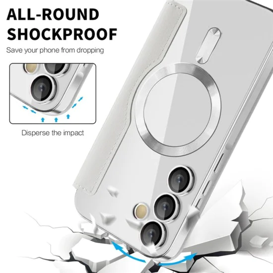 Калъф за Samsung Galaxy A55 5G - SmartMag Book Case - Сив