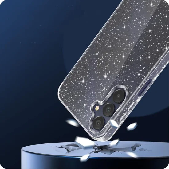 Калъф за Samsung Galaxy A55 5G - SparkleSkin Series - Прозрачен