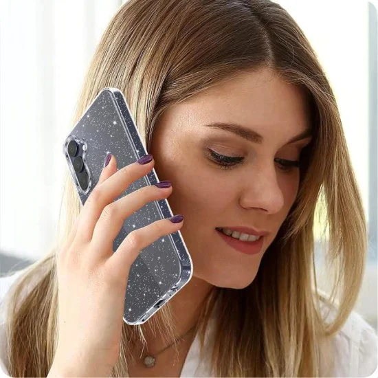 Калъф за Samsung Galaxy A55 5G - SparkleSkin Series - Прозрачен