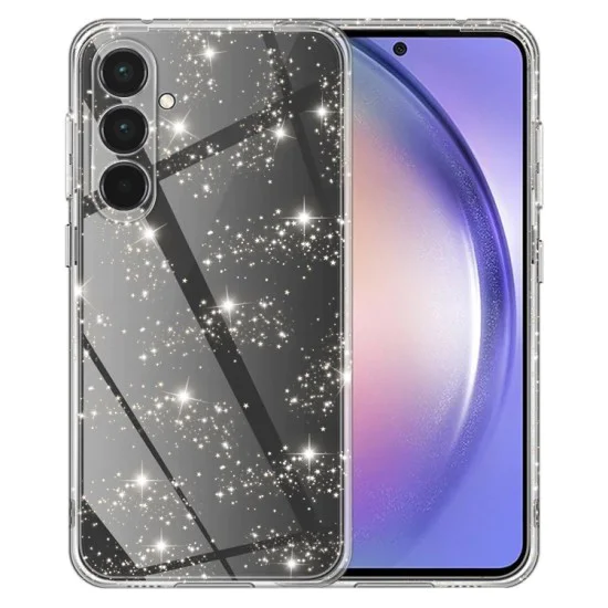 Калъф за Samsung Galaxy A55 5G - SparkleSkin Series - Прозрачен