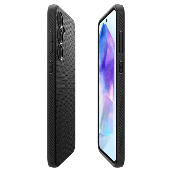 Калъф за Samsung Galaxy A55 5G - Spigen Liquid Air - Matte Black