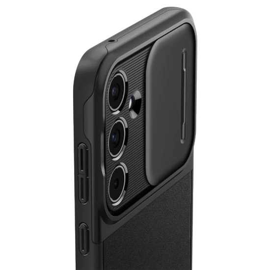 Калъф Samsung Galaxy A55 5G - Spigen Optik Armor - Черен