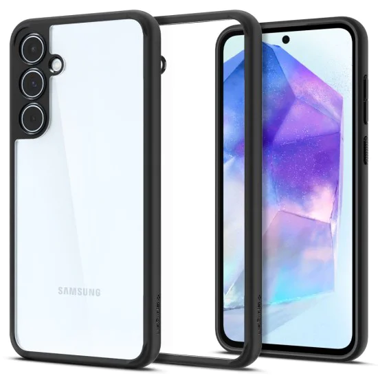Калъф за Samsung Galaxy A55 5G - Spigen - Ultra Hybrid - Matte Black