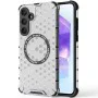 Калъф за Samsung Galaxy A55 5G - Techsuit - HoneyComb Shield MagSafe - Бял