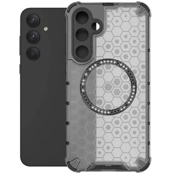 Калъф за Samsung Galaxy A55 5G - Techsuit - HoneyComb Shield MagSafe - Черен