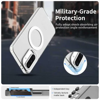 Калъф за Samsung Galaxy A56 5G - CandyCase MagSafe - Бял