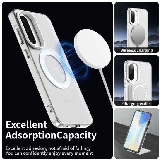 Калъф за Samsung Galaxy A56 5G - CandyCase MagSafe - Бял