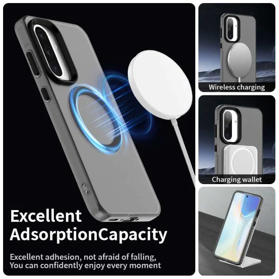 Калъф за Samsung Galaxy A56 5G - CandyCase MagSafe - Черен