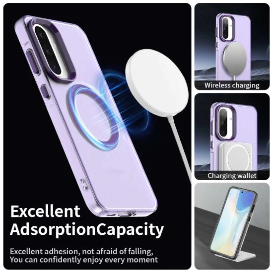 Калъф за Samsung Galaxy A56 5G - CandyCase MagSafe - Лилав