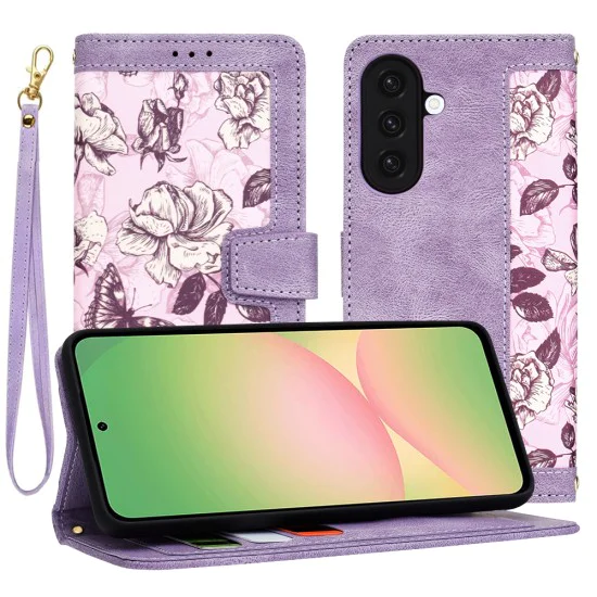Калъф за Samsung Galaxy A56 5G - FlipCraft - Mysterious Purple