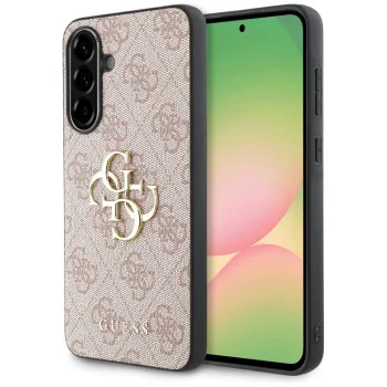 Калъф за Samsung Galaxy A56 5G - Guess - Hardcase 4G Big Logo (GUHCSA564GMGPI) - Розов