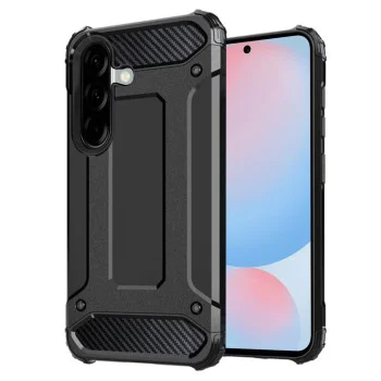Калъф за Samsung Galaxy A56 5G - Hybrid Armor - Черен