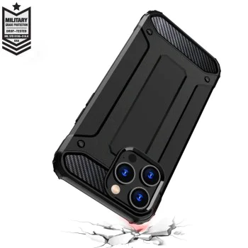 Калъф за Samsung Galaxy A56 5G - Hybrid Armor - Черен