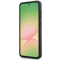 Калъф за Samsung Galaxy A56 5G - Karl Lagerfeld - Saffiano (KLHCSA56PSAFWMCP) - Розово метално лого
