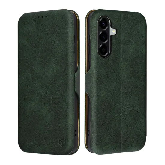 Калъф за Samsung Galaxy A56 5G - Safe Wallet Plus - Зелен