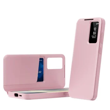 Калъф за Samsung Galaxy A56 5G - SmartView Series - Розов