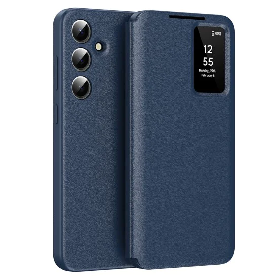 Калъф за Samsung Galaxy A56 5G - SmartView Series - син