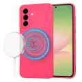 Калъф за Samsung Galaxy A56 5G - SoftFlex MagSafe - Hot Pink