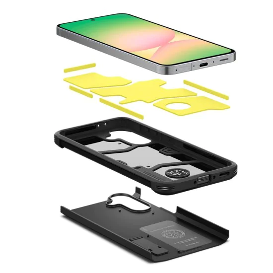 Калъф за Samsung Galaxy A56 5G - Spigen - Tough Armor - Черен