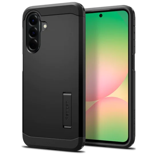 Калъф за Samsung Galaxy A56 5G - Spigen - Tough Armor - Черен