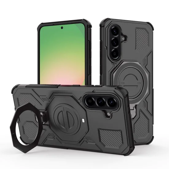 Калъф – Samsung Galaxy A56 5G – Techsuit Carbon Shield PRO – Черен