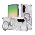 Калъф за Samsung Galaxy A56 5G – Techsuit Carbon Shield PRO – Прозрачно лилав