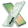 Калъф за Samsung Galaxy A56 5G - Techsuit - Удароустойчив Clear Silicone MagSafe - Прозрачен