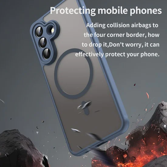 Калъф за Samsung Galaxy A57 5G - HaloFrost II MagSafe - Techsuit - Тъмносин