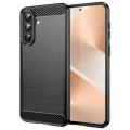 Калъф за Samsung Galaxy A57 5G - Techsuit Carbon Silicone - Черен