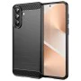 Калъф за Samsung Galaxy A57 5G - Techsuit Carbon Silicone - Черен
