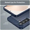Калъф за Samsung Galaxy A57 5G - Techsuit Carbon Silicone - Син