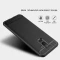 Калъф за Samsung Galaxy A6 Plus 2018 - Carbon Silicone - Черен