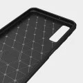 Калъф за Samsung Galaxy A7 2018 - Carbon Silicone - Черен