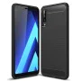 Калъф за Samsung Galaxy A7 2018 - Carbon Silicone - Черен