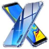 Калъф за Samsung Galaxy A7 2018 - Удароустойчив Прозрачен Силиконов - Прозрачен