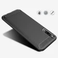 Калъф за Samsung Galaxy A70 / A70s - Carbon Silicone - Черен