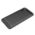Калъф за Samsung Galaxy A70 / A70s - Carbon Silicone - Черен