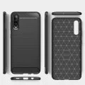 Калъф за Samsung Galaxy A70 / A70s - Carbon Silicone - Черен