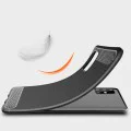 Калъф за Samsung Galaxy A71 4G - Carbon Silicone - Черен