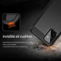 Калъф за Samsung Galaxy A72 4G / A72 5G - Carbon Silicone - Черен