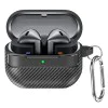 Калъф за Samsung Galaxy Buds 3/3 Pro - CarbonFiber - черен